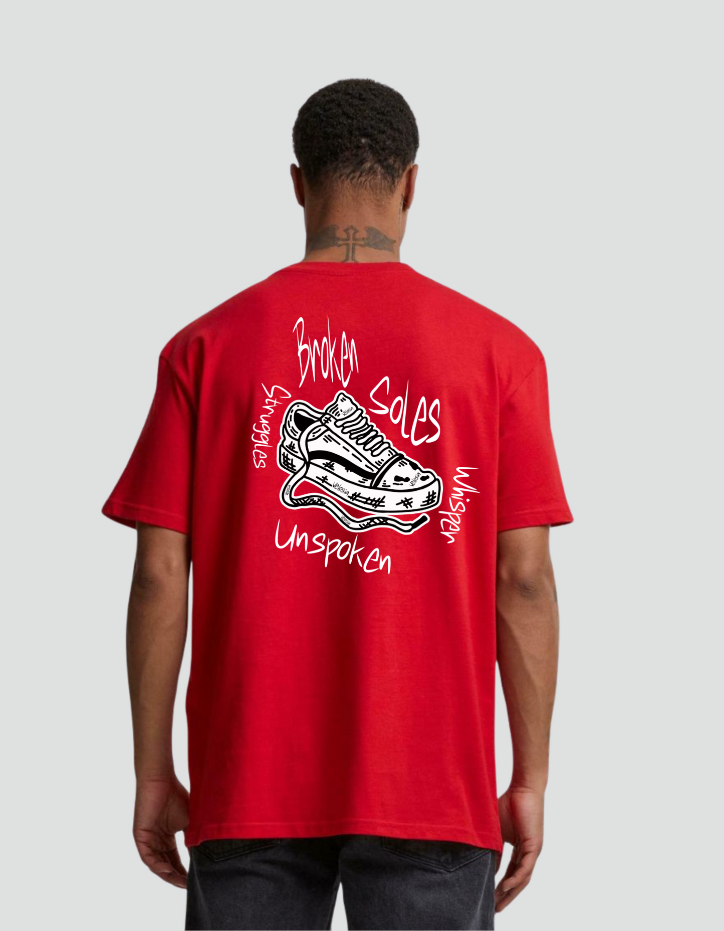 Unisex Broken Soles Oversized T-shirt