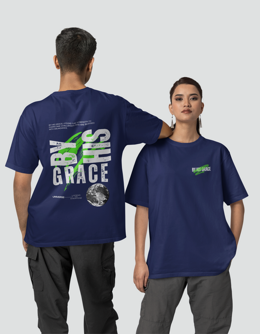 By His Grace Unisex Oversized T-shirt
