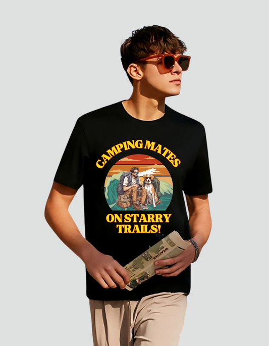 Men's Round Neck Half Sleeves T-shirt