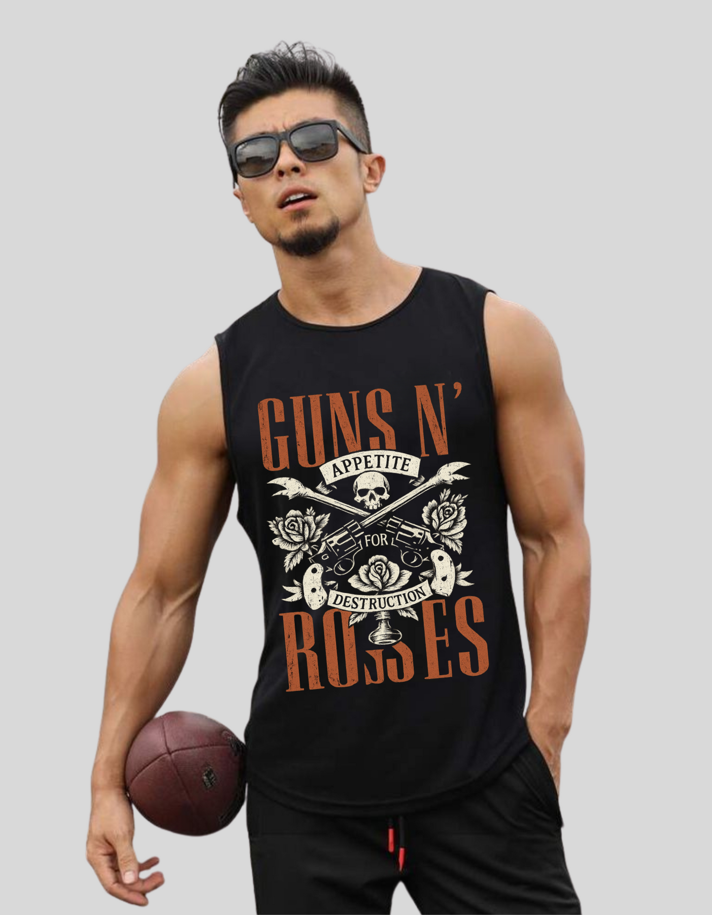 Men's Sleeveless The Guns and Roses T-Shirt