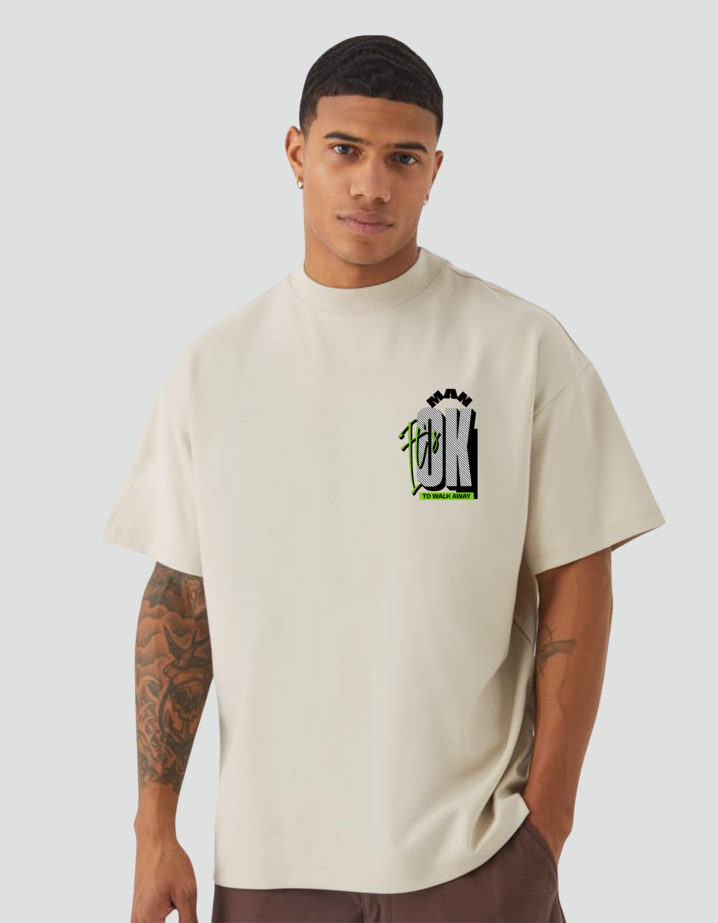 Man Its Ok to walk away Oversized Tee