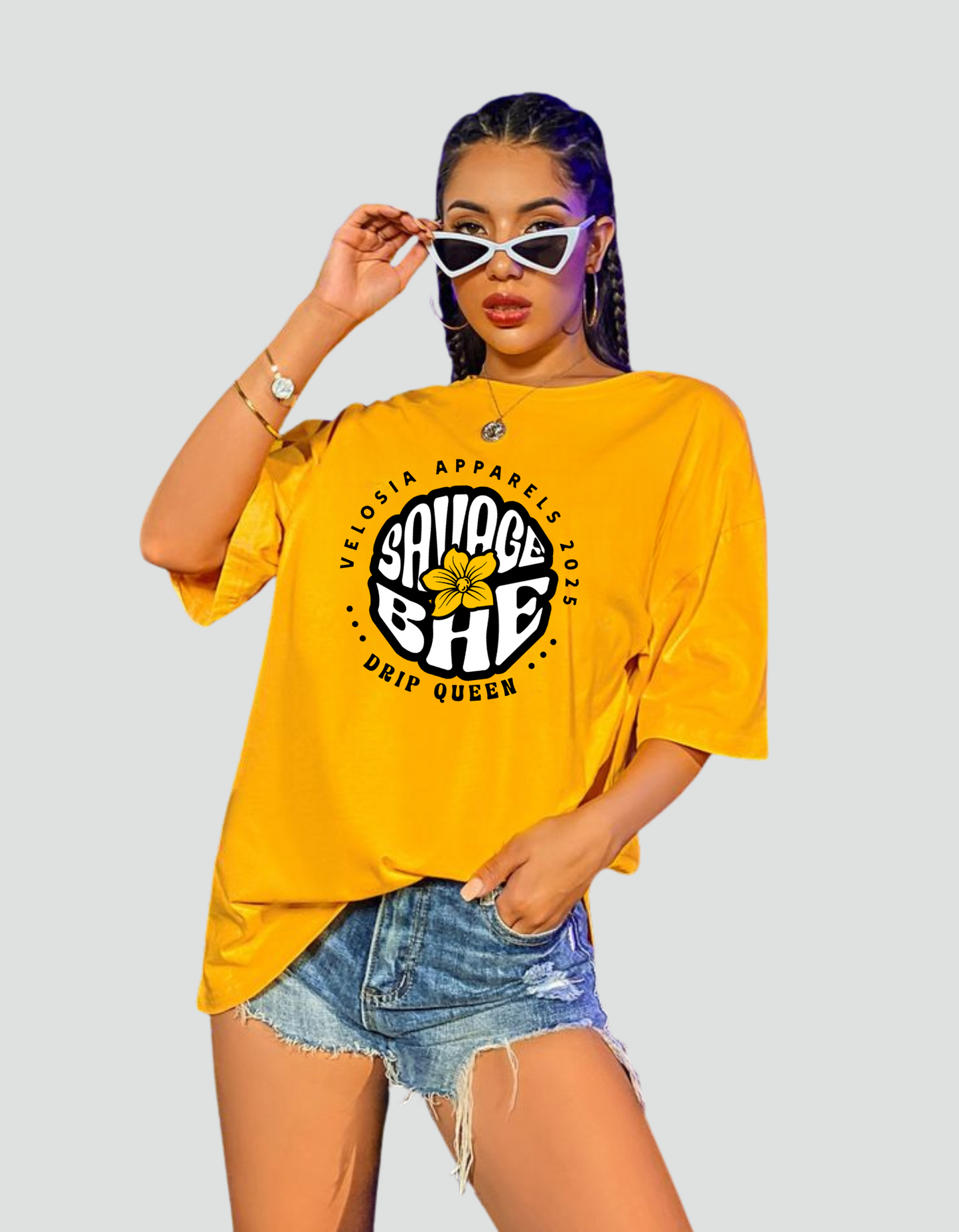 Women Savage Bae Oversized Classic T-Shirt