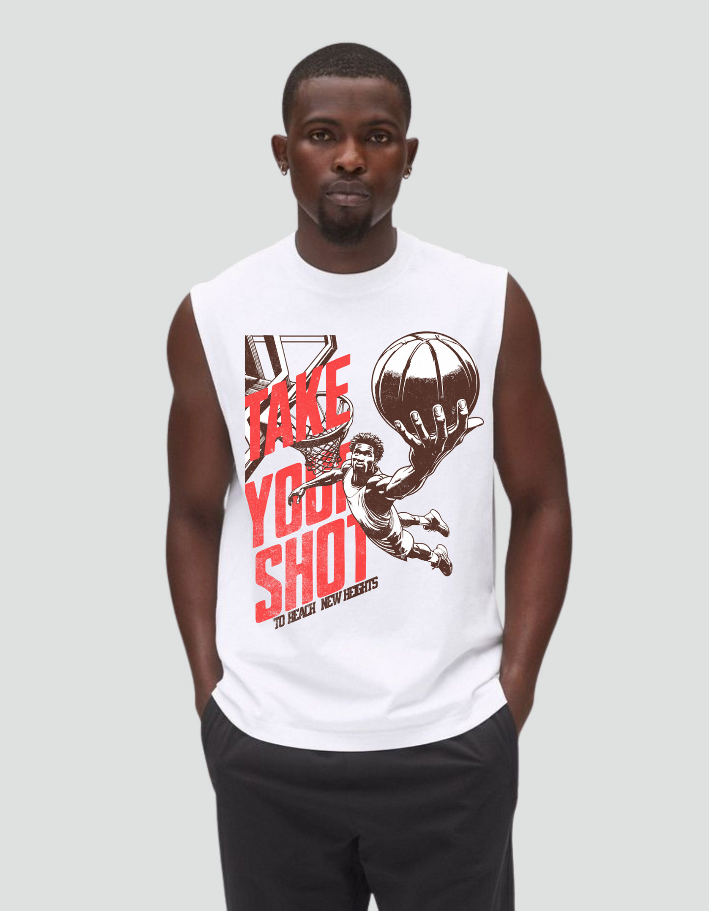 Men's Sleeveless Take Your Shot T-Shirt
