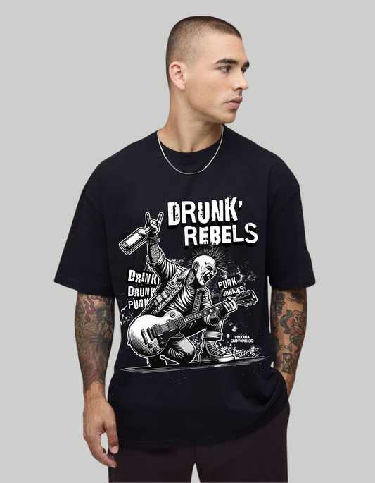 Unisex Oversized Classic Drunk RebelsT-Shirt