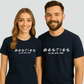 Unisex Round Neck T-shirt for Besties