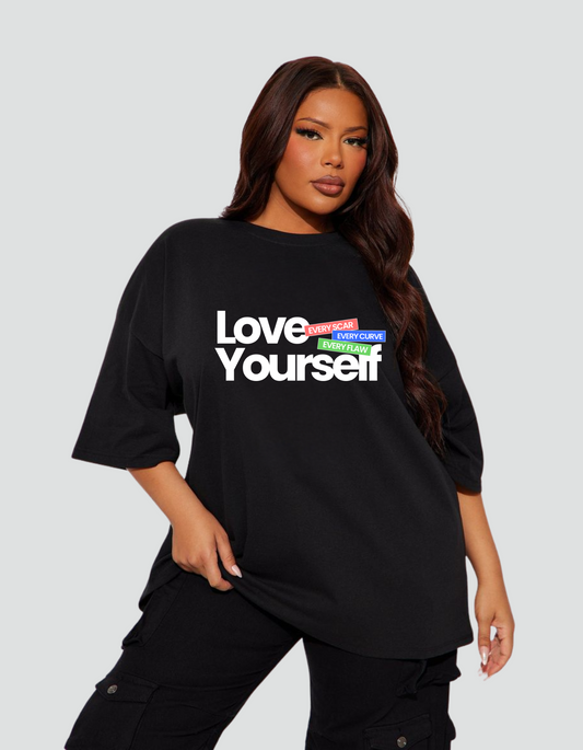 Women's Love yourself Oversized Tee