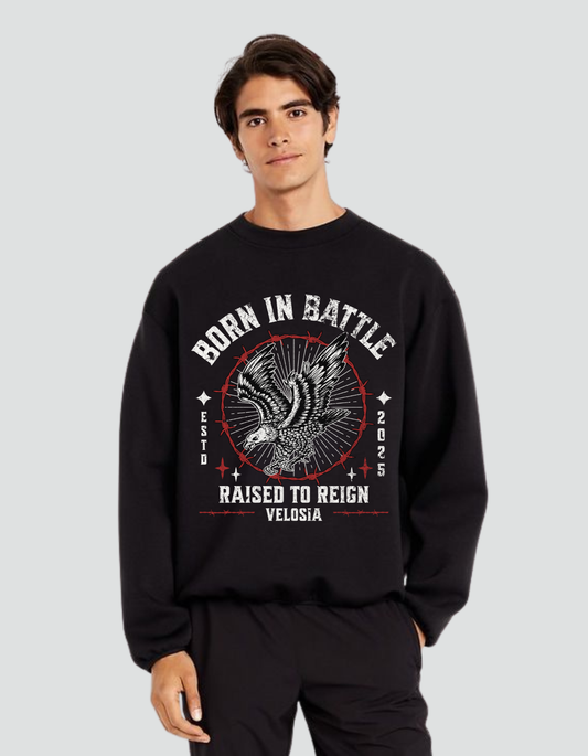 Unisex Oversized Born to rule Sweatshirt