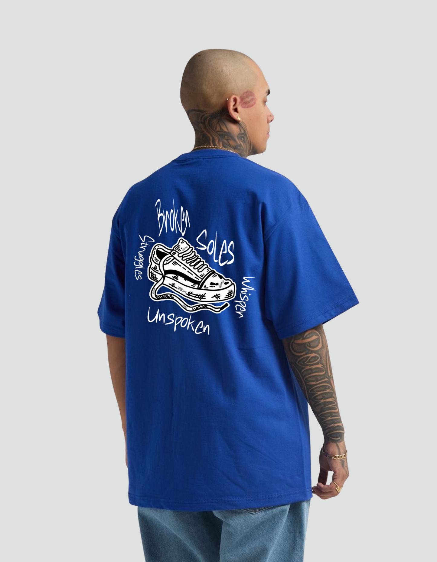 Unisex Broken Soles Oversized T-shirt