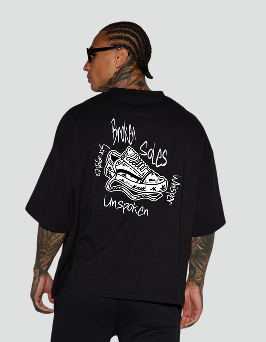 Unisex Broken Soles Oversized T-shirt