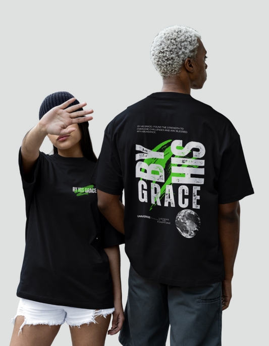 By His Grace Unisex Oversized T-shirt