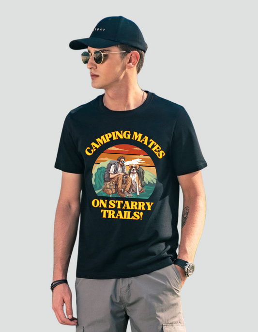 Men's Round Neck Half Sleeves T-shirt
