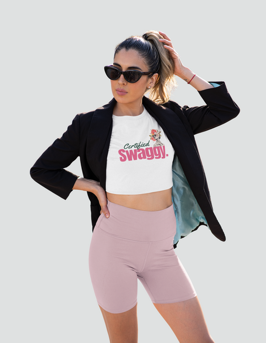 Women's Certified Swaggy Crop Top