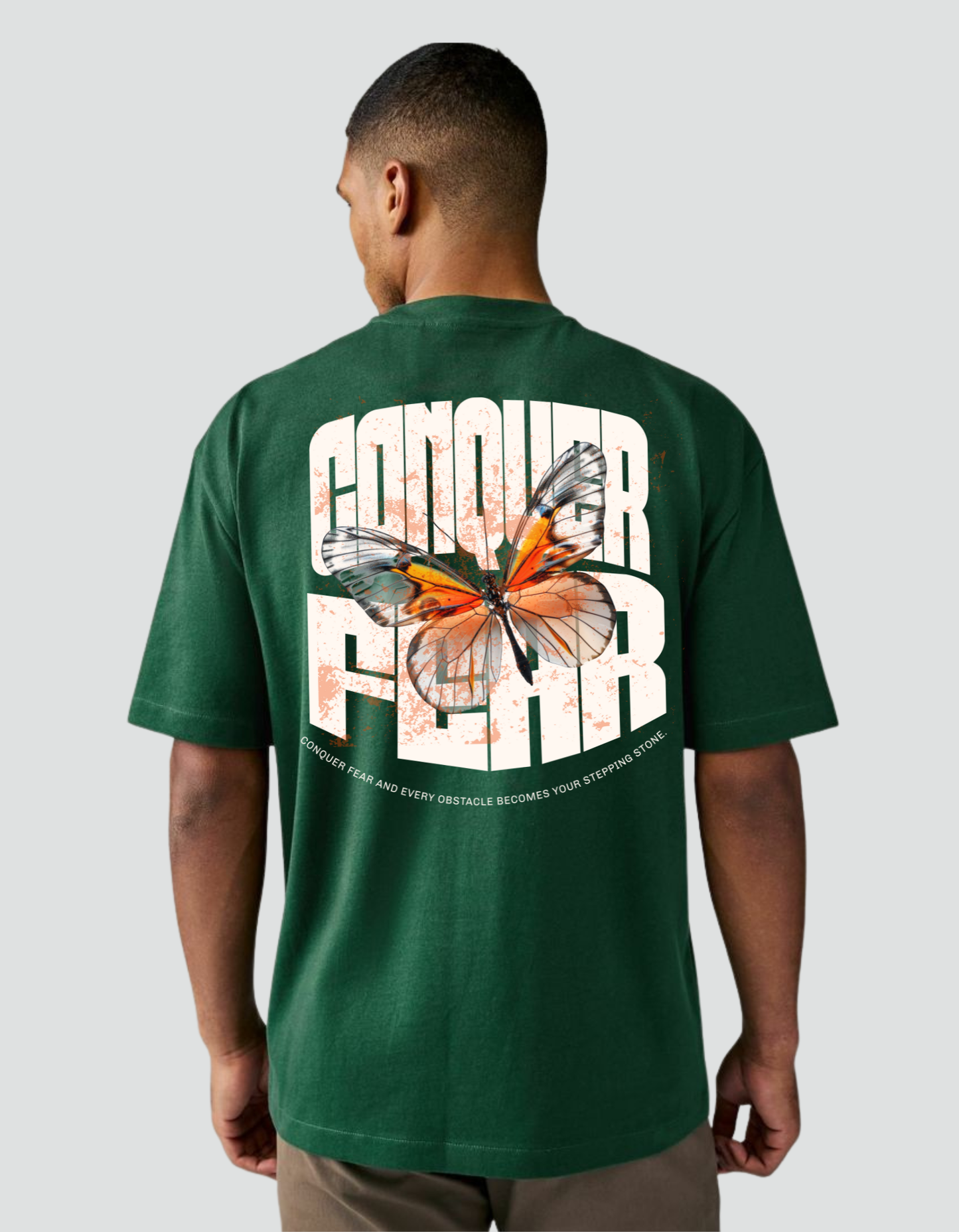 Unisex Oversized Conquer Fear Classic T-Shirt