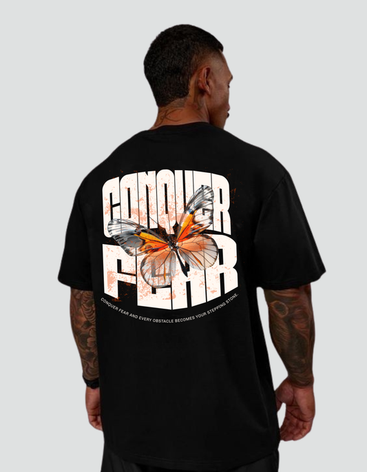 Unisex Oversized Conquer Fear Classic T-Shirt