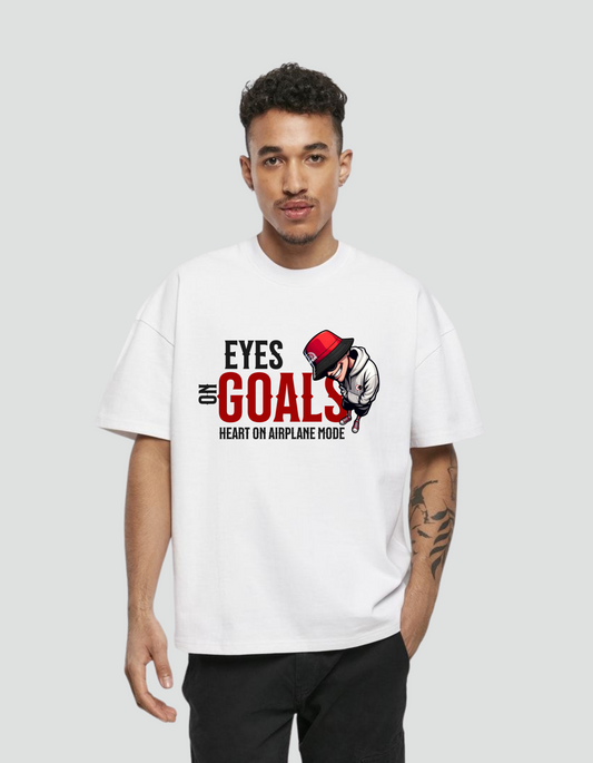Unisex Eyes on Goals Oversized Classic T-Shirt