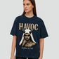 Women's Acid Washed Havoc Oversized Tee