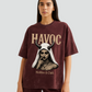 Women's Acid Washed Havoc Oversized Tee