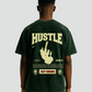 Unisex Hustle Acid Washed Oversized Tee