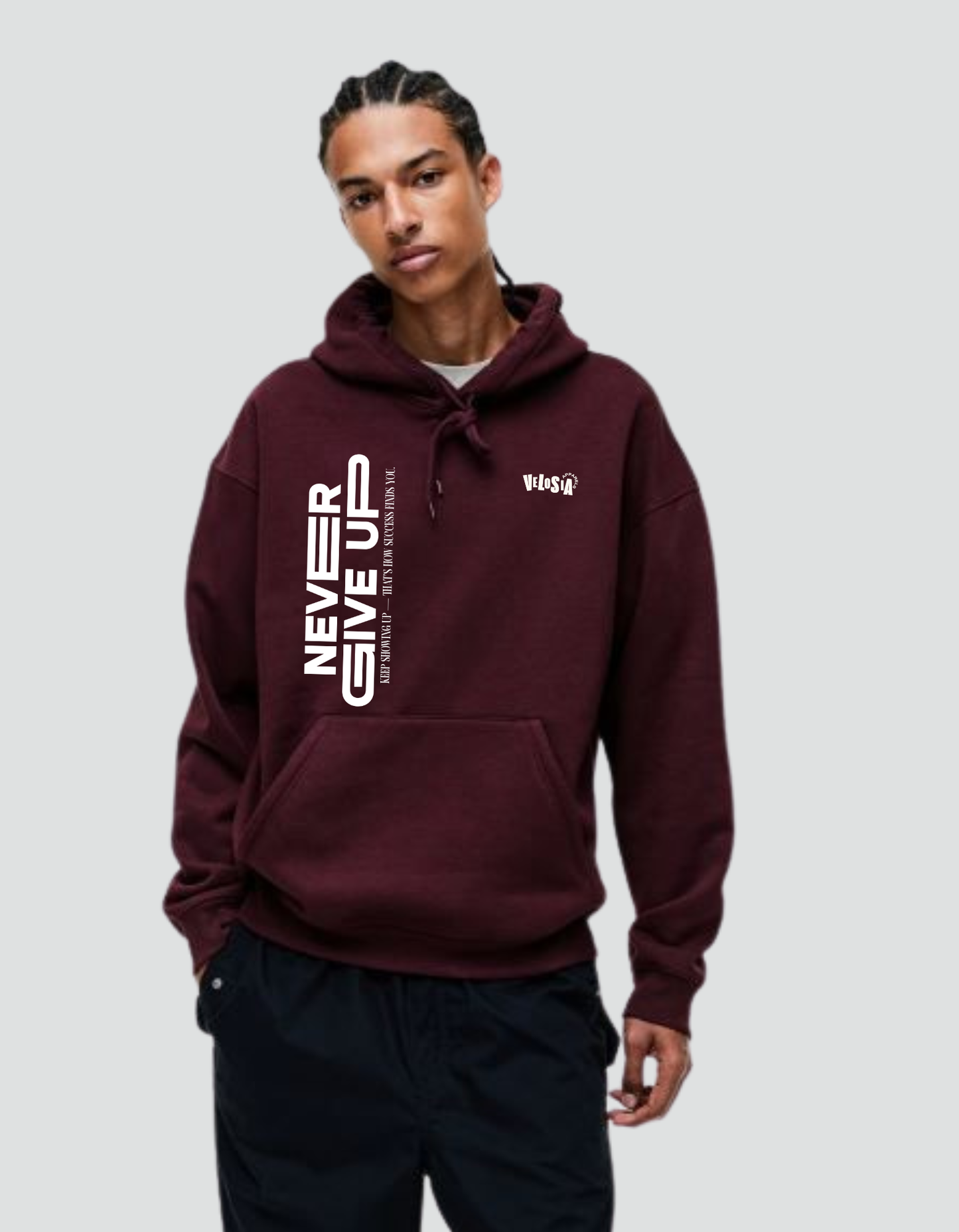 Unisex Never Give Up Hoodie