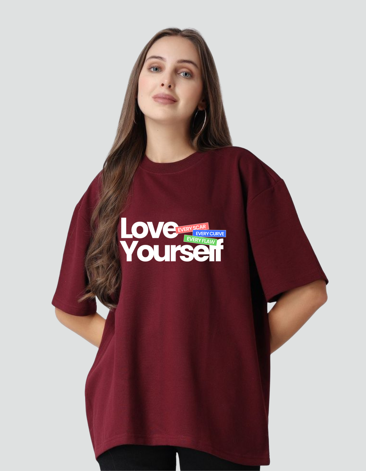 Women's Love yourself Oversized Tee
