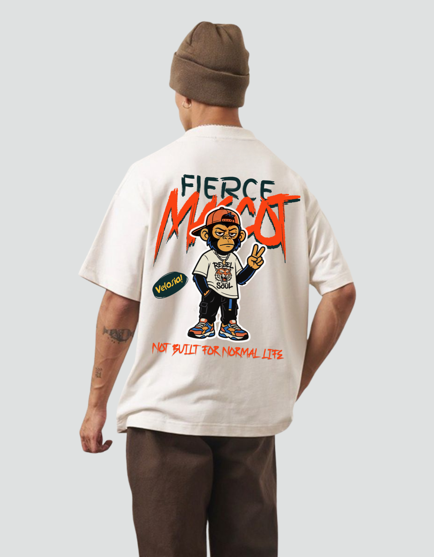 Unisex Oversized Classic Mascot  T-Shirt