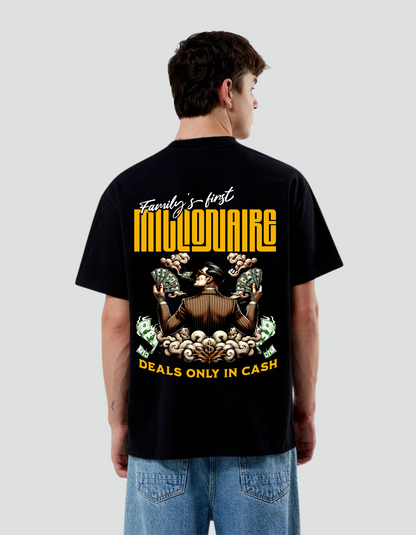 Unisex First Millionaire Oversized Tee