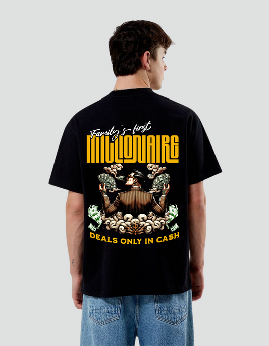 Unisex First Millionaire Oversized Tee