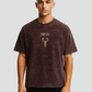 Unisex Acid Washed Nirvana Oversized Tee