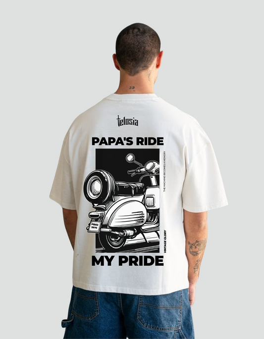 Unisex Papa's Drive Oversized Tee
