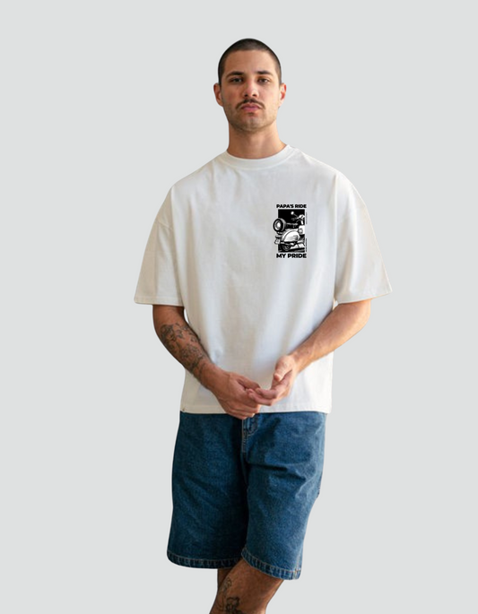 Unisex Papa's Drive Oversized Tee