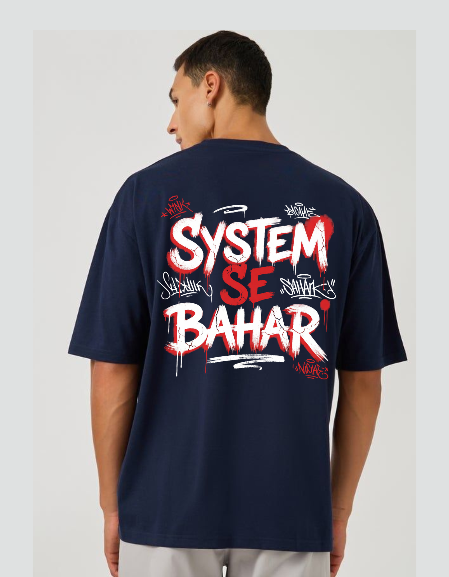 Unisex Oversized Classic System Se Bahar T-Shirt