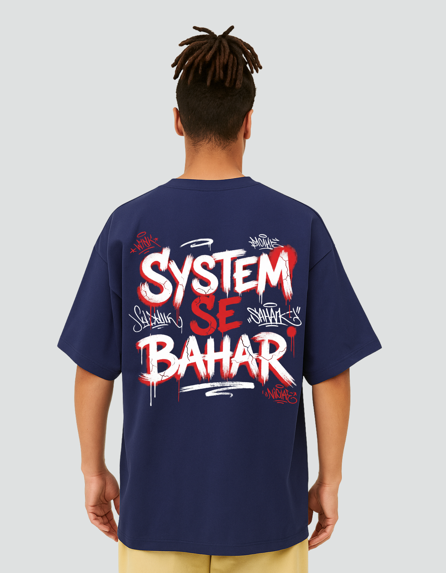 Unisex Oversized Classic System Se Bahar T-Shirt