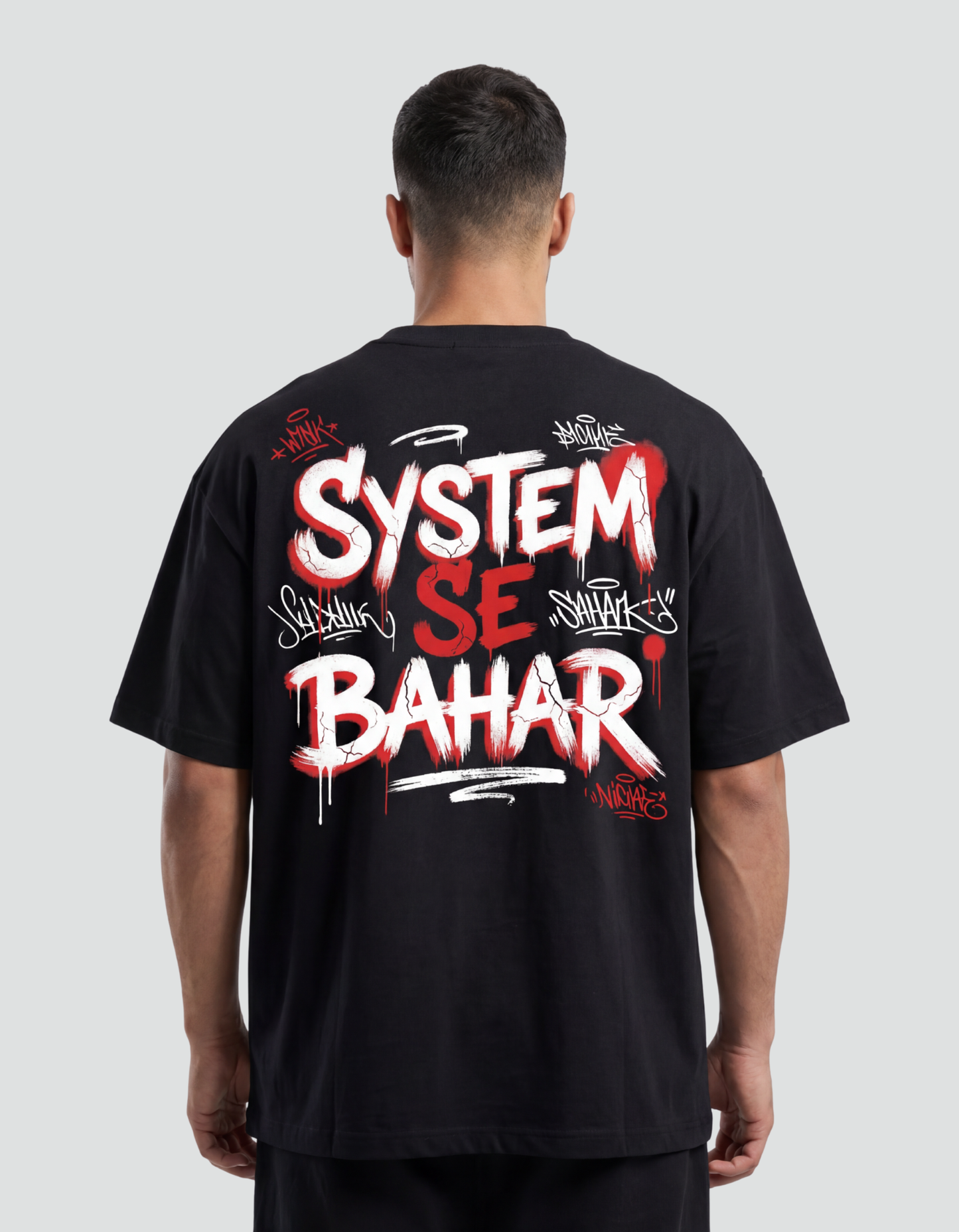 Unisex Oversized Classic System Se Bahar T-Shirt