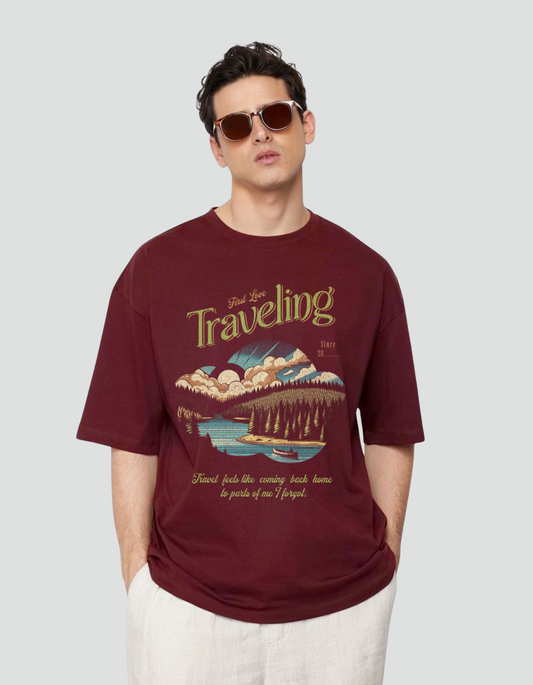 Unisex Travelling Oversized Tee