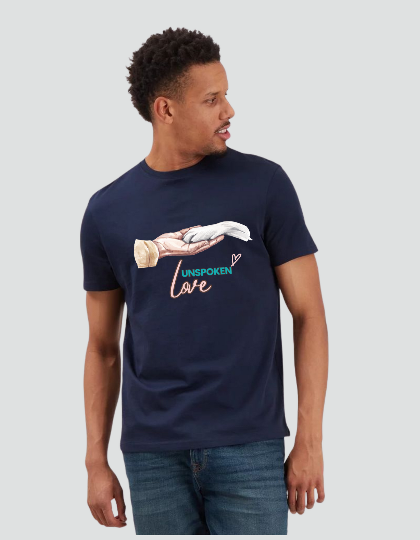 Unisex Round Neck supima Cotton Unspoken Love T-shirt