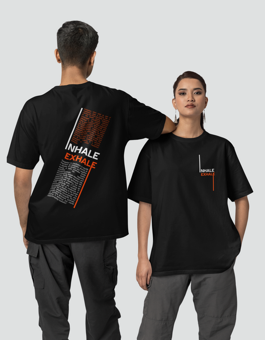 Unisex Oversized Inhale and Exhale t-shirt